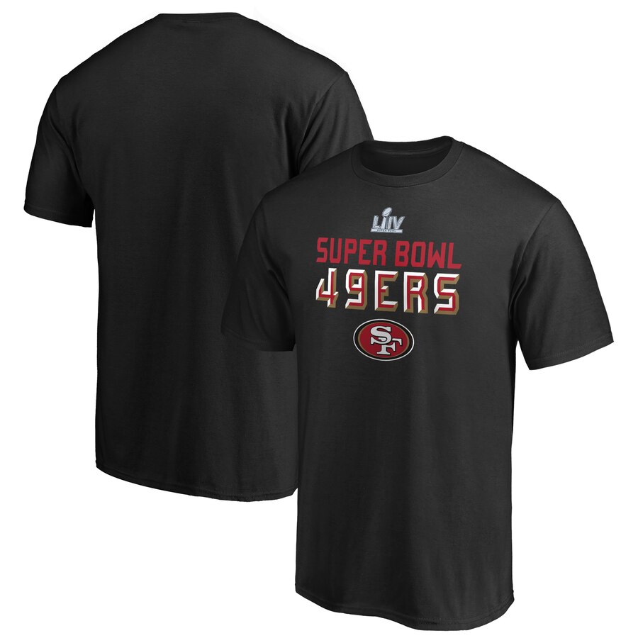 Men's San Francisco 49ers NFL Black Super Bowl LIV Bound Safety Blitz T-Shirt